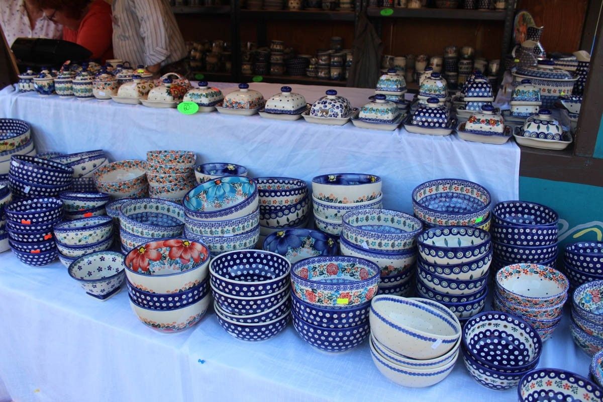 Targi ceramiczne na bolesławieckim rynku - piątek