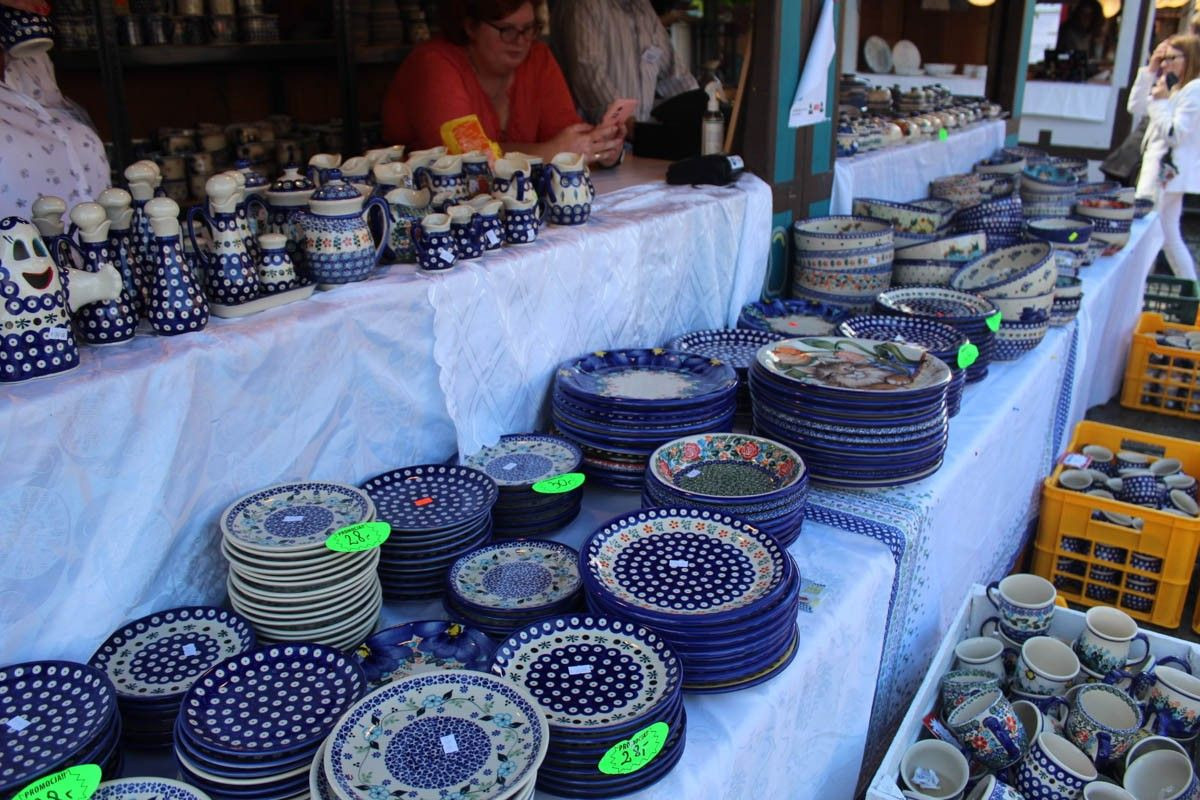 Targi ceramiczne na bolesławieckim rynku - piątek