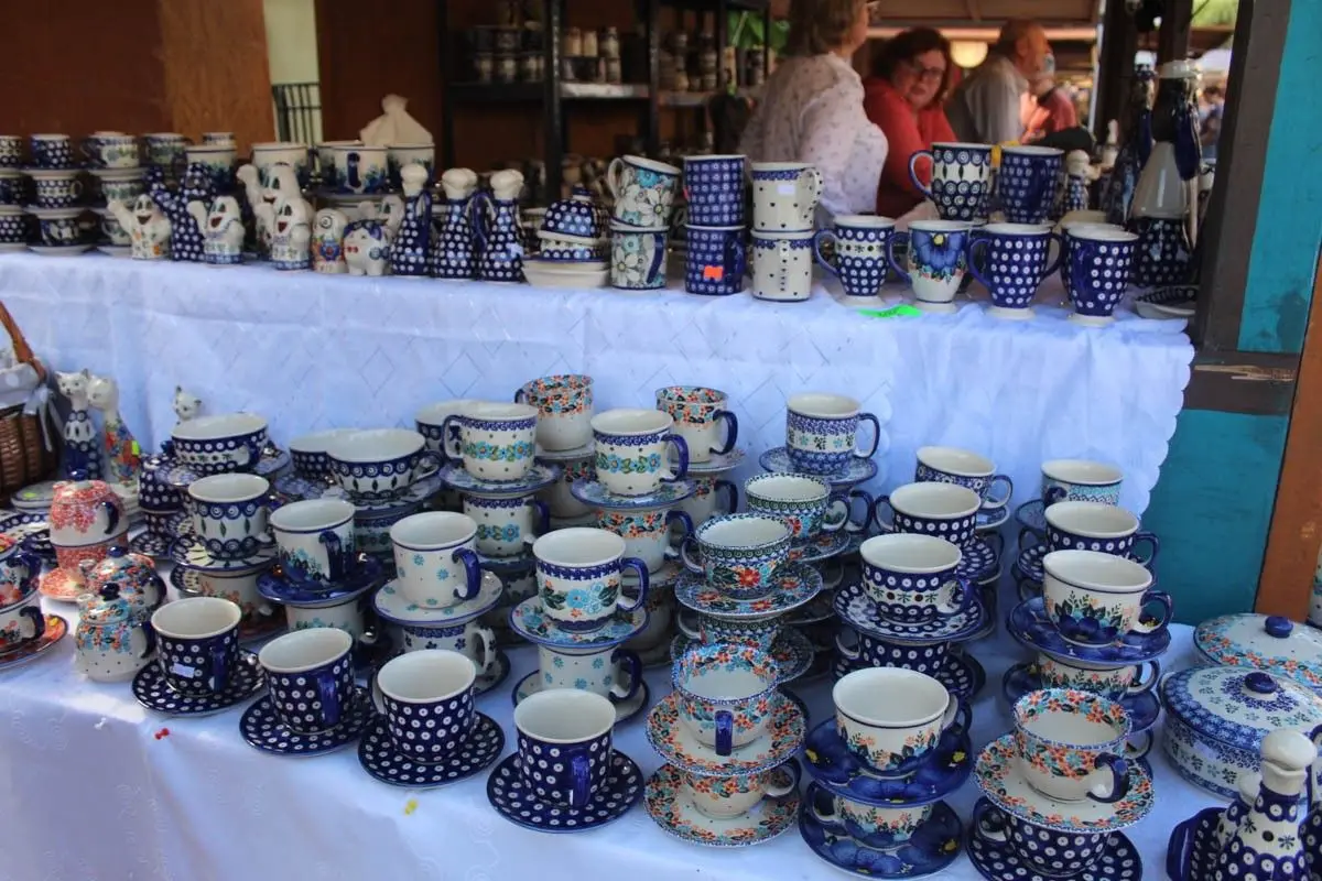 Targi ceramiczne na bolesławieckim rynku - piątek