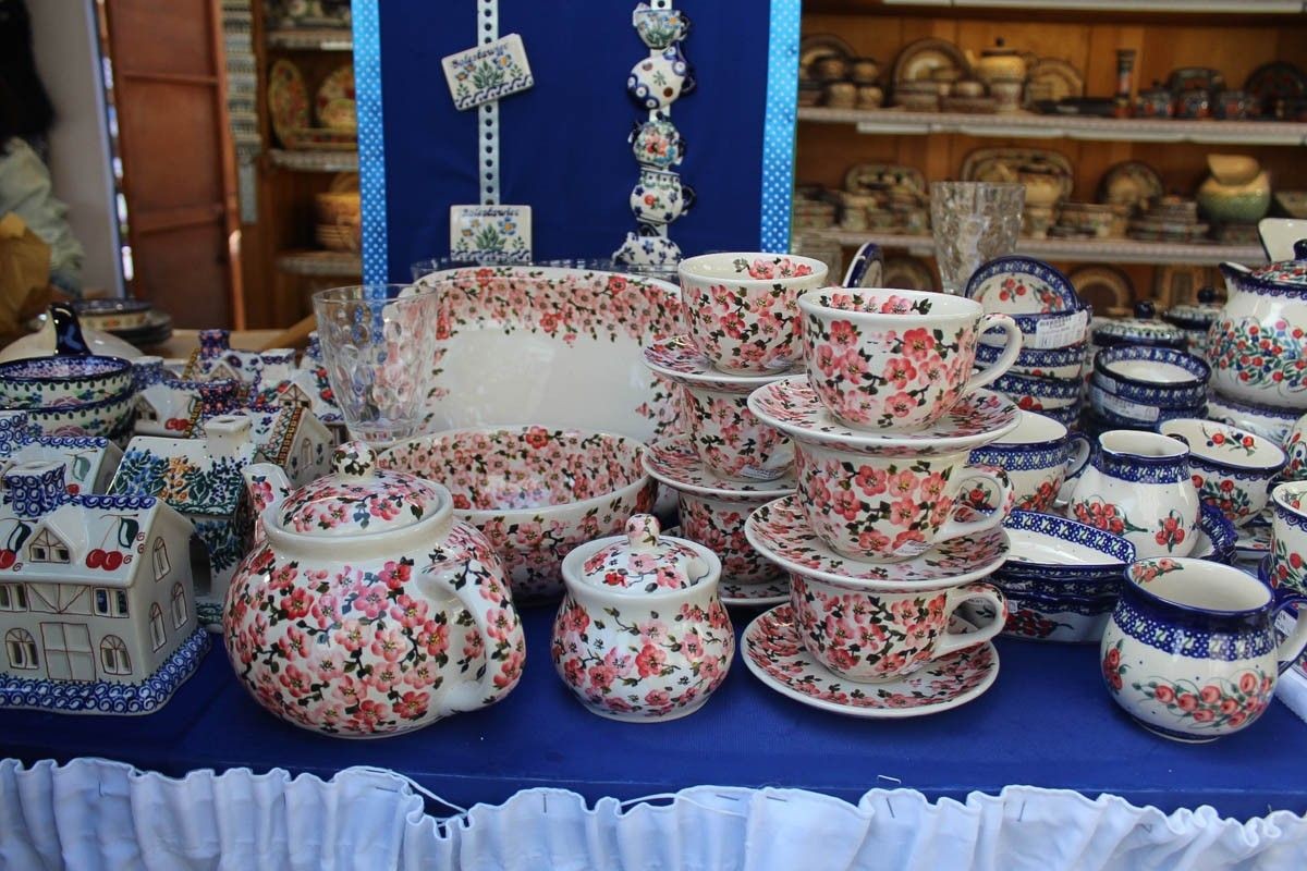 Targi ceramiczne na bolesławieckim rynku - piątek