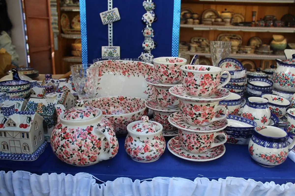 Targi ceramiczne na bolesławieckim rynku - piątek