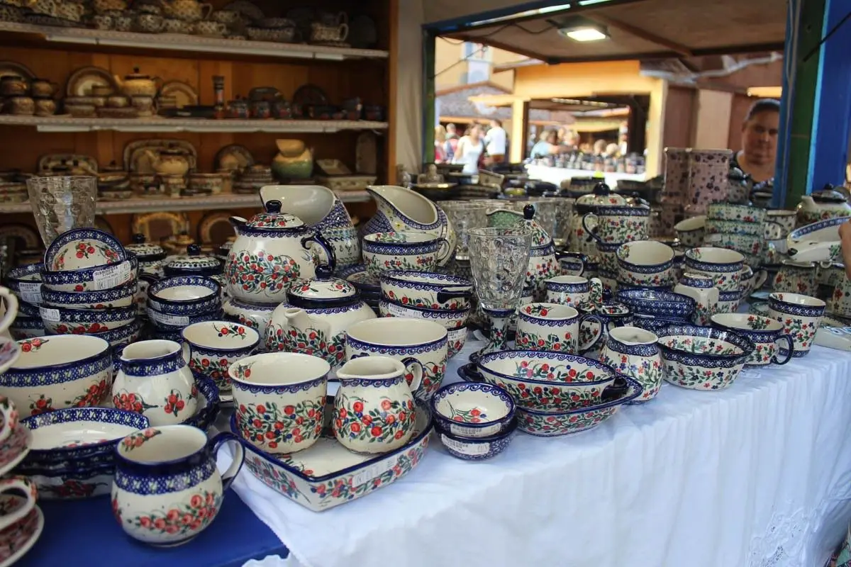 Targi ceramiczne na bolesławieckim rynku - piątek