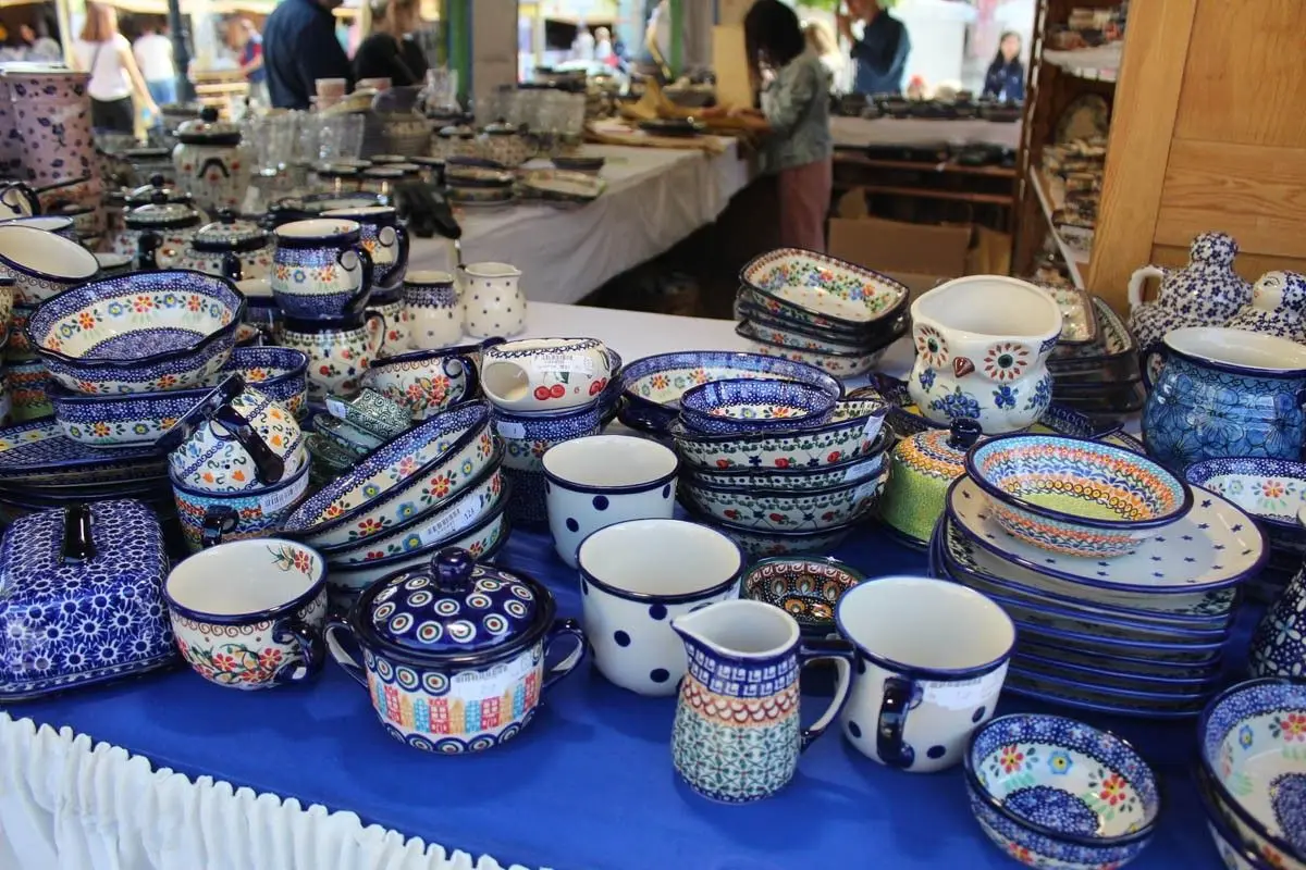 Targi ceramiczne na bolesławieckim rynku - piątek