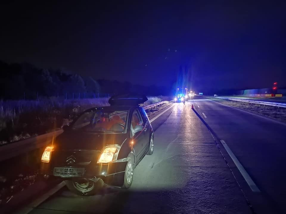 Działania straży na A4