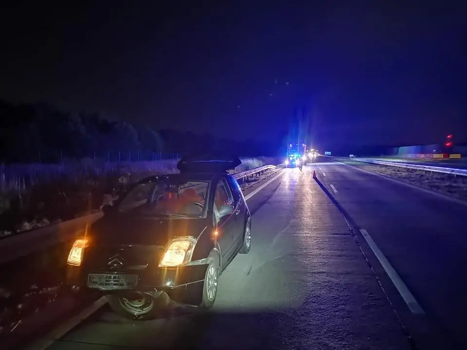 Działania straży na A4