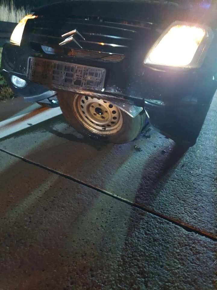 Działania straży na A4