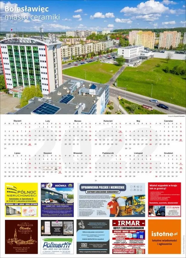 Wyjątkowy kalendarz na 2022 rok