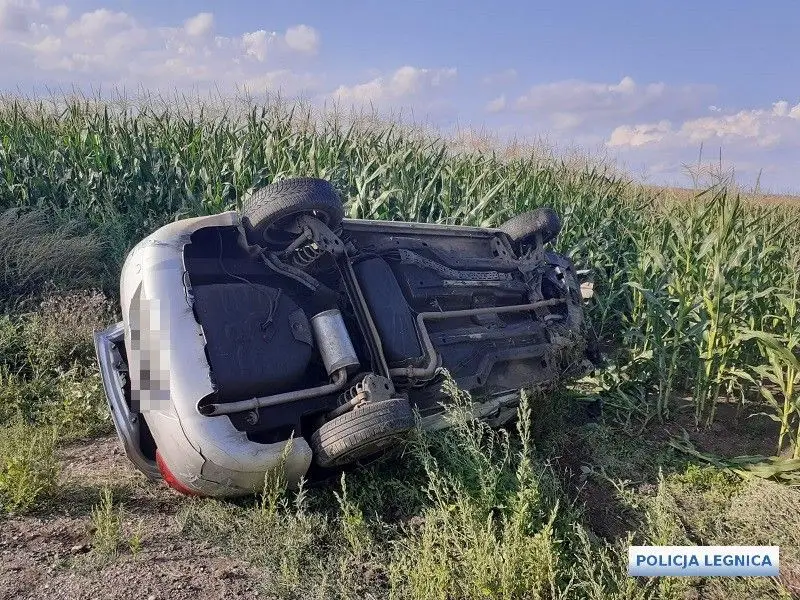 Wypadek między Chojnowem a Legnicą