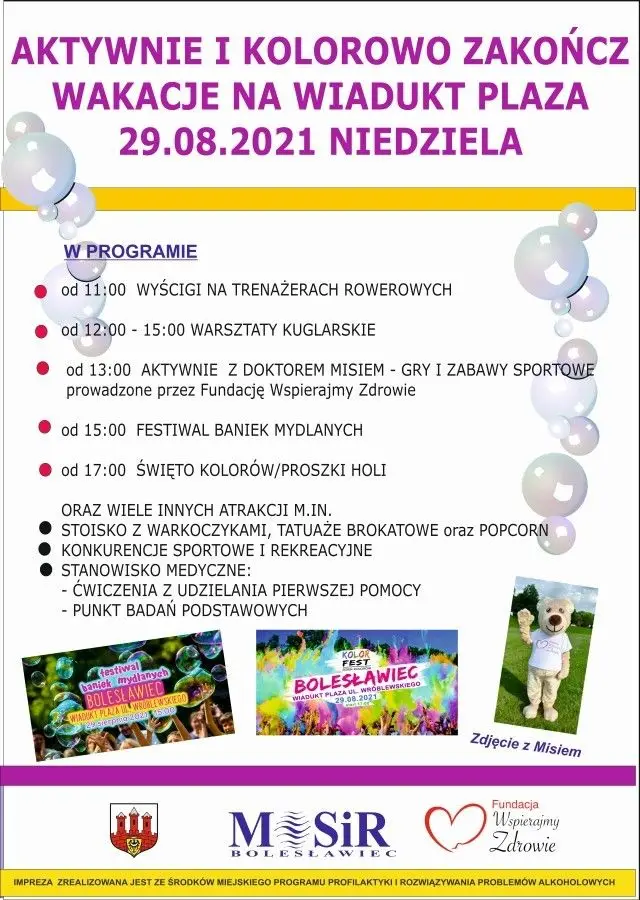 Aktywnie i kolorowo zakończ wakacje na Wiadukt Plaza