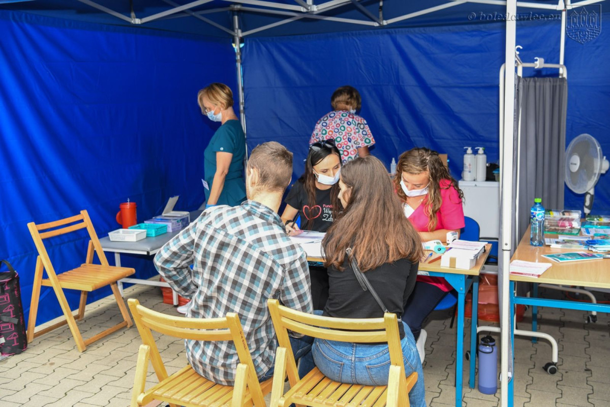 Akcja szczepień w czasie Bolesławieckiego Święta Ceramiki