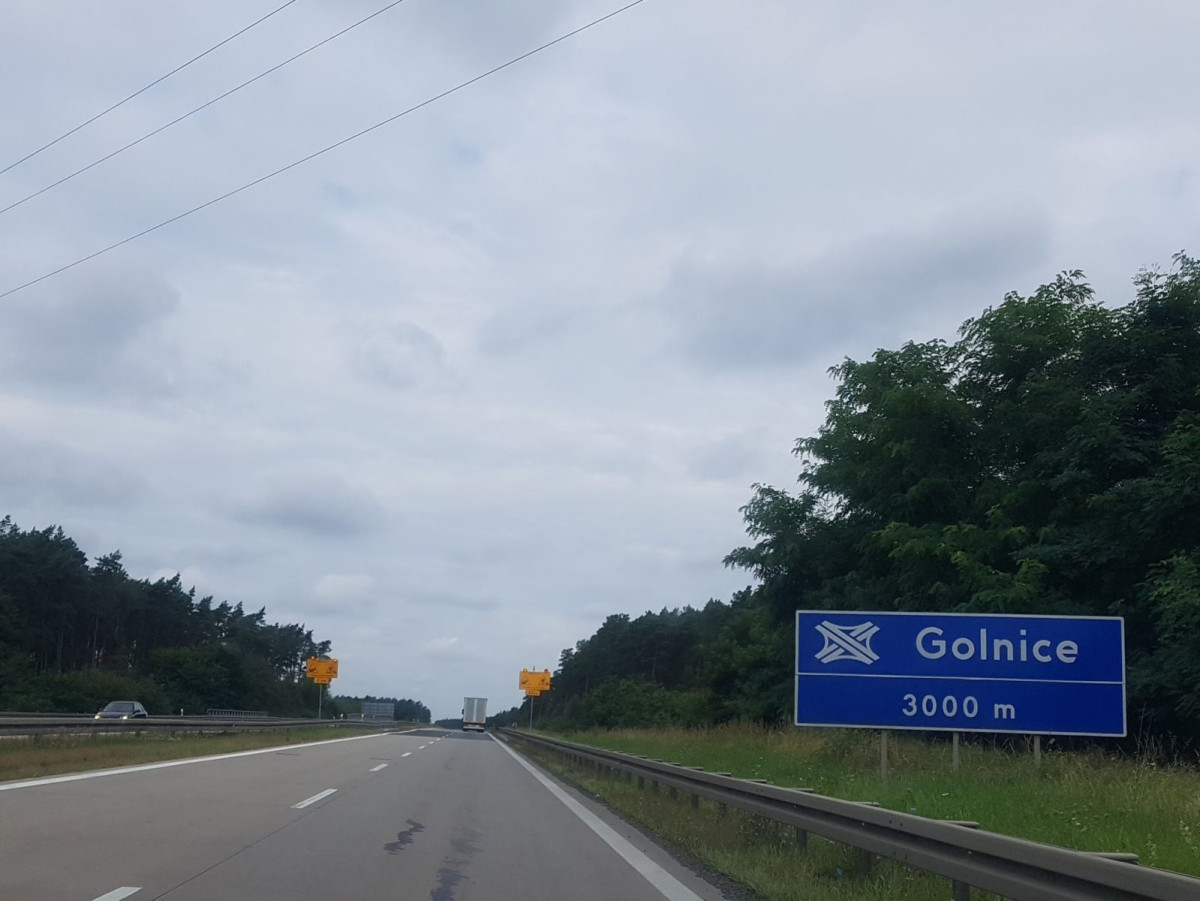 Prace przy drodze krajowej nr 18