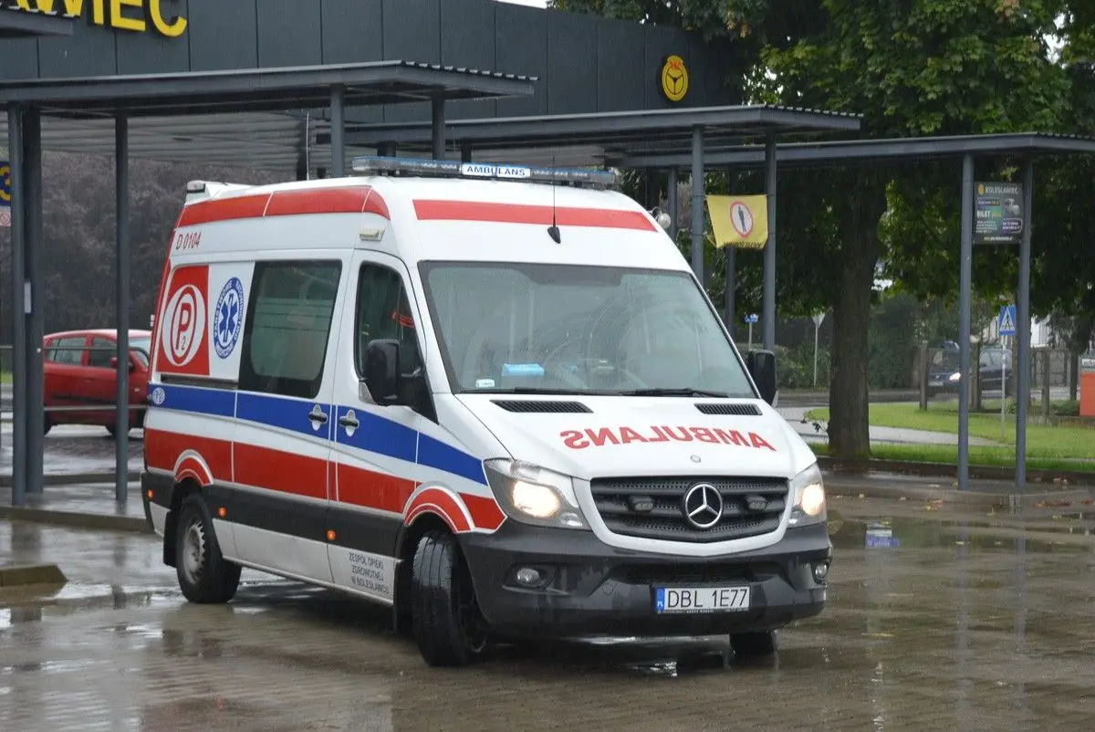 Wypadek na dworcu PKS w Bolesławcu