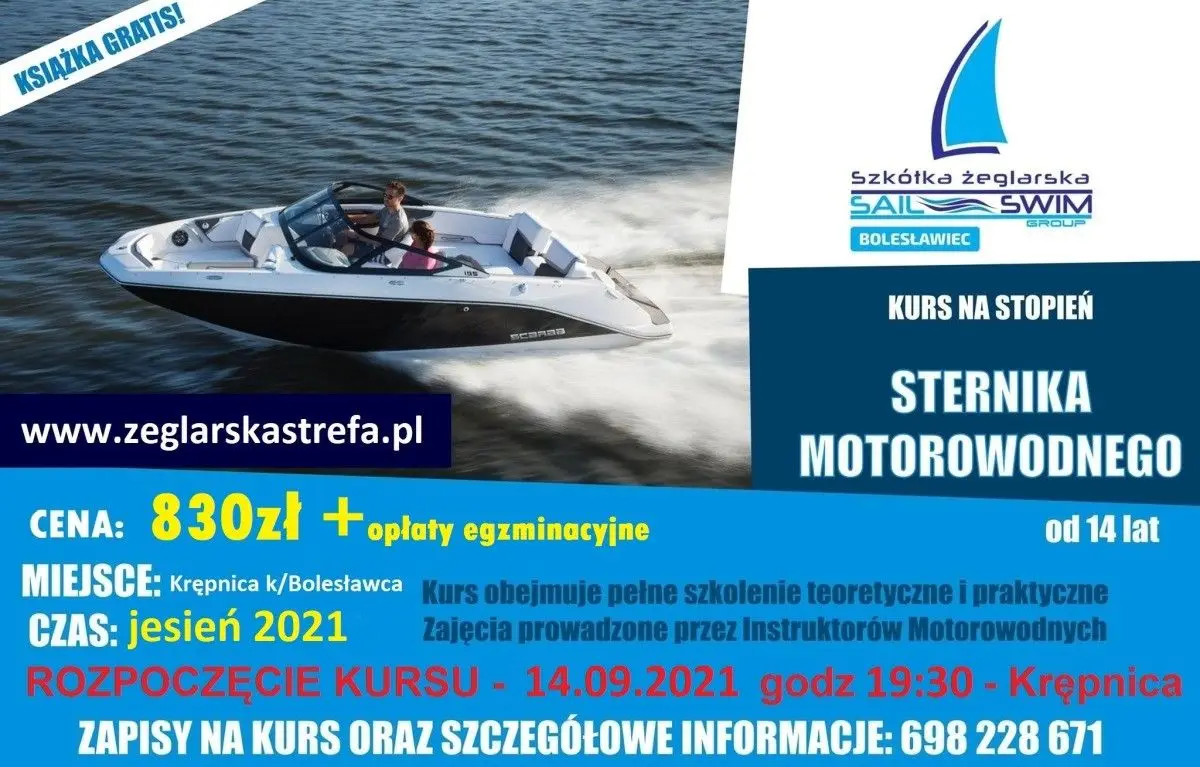 Kurs na stopień sternika motorowodnego