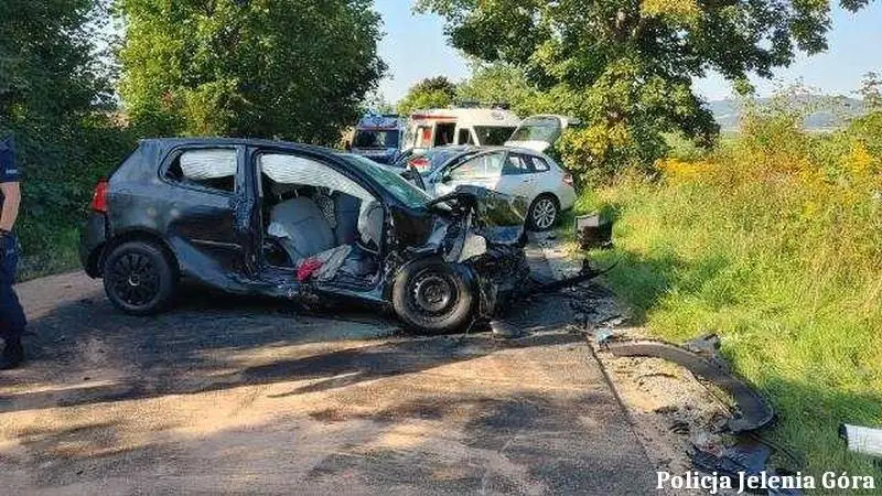 Wypadek w Jeleniej Górze