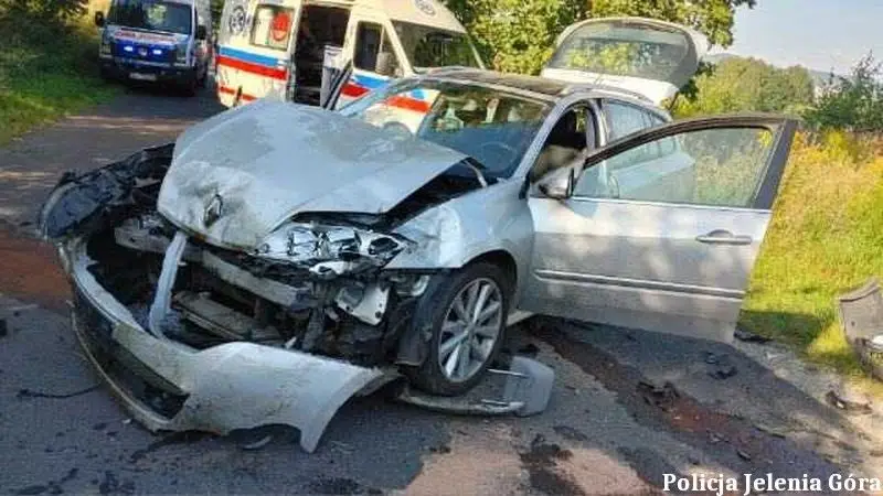 Wypadek w Jeleniej Górze