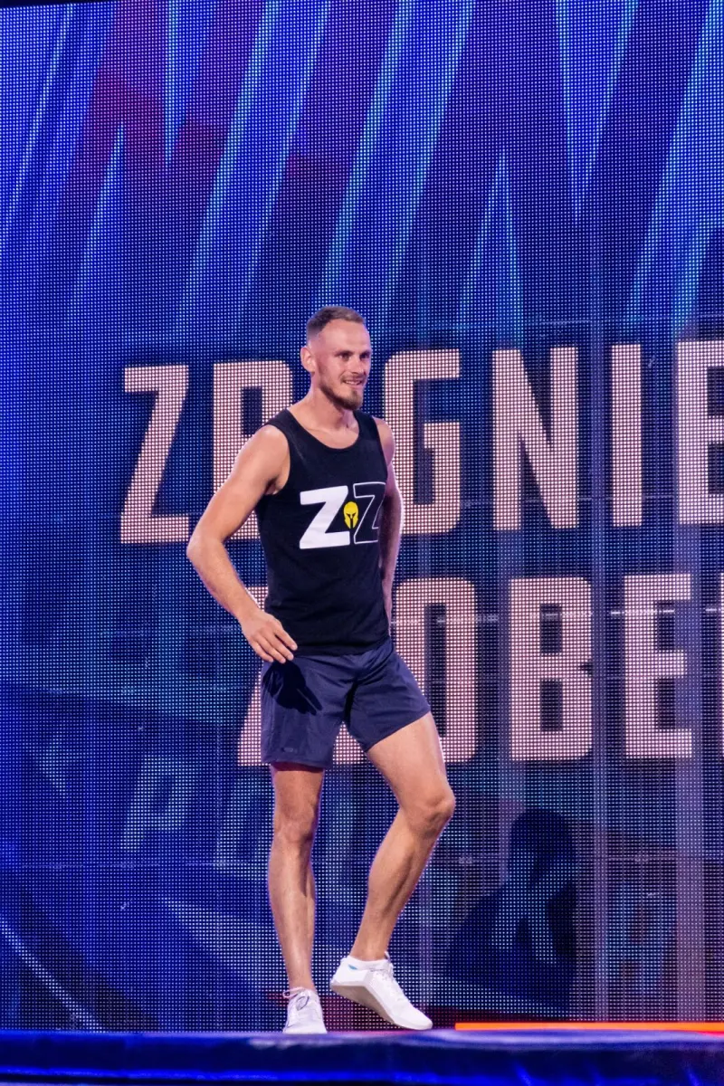 Jolanta Anasiewicz i Zbigniew Ziober w Ninja Warrior Polska