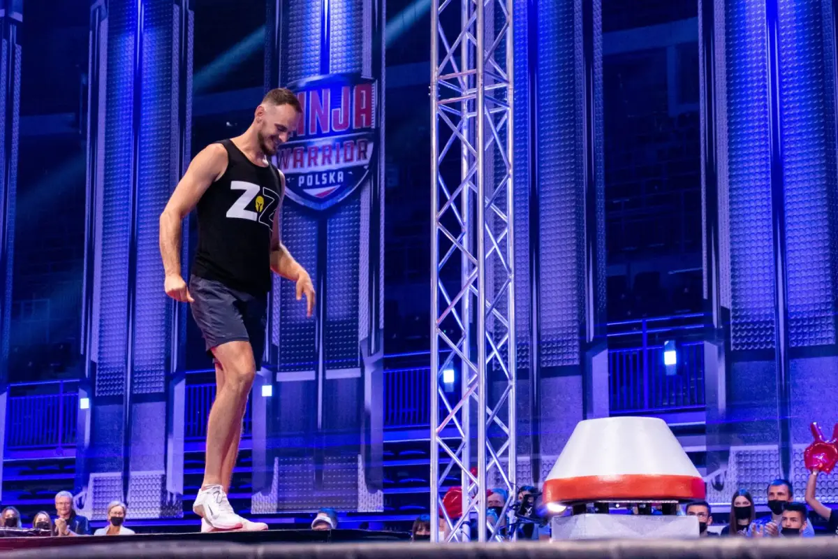 Jolanta Anasiewicz i Zbigniew Ziober w Ninja Warrior Polska