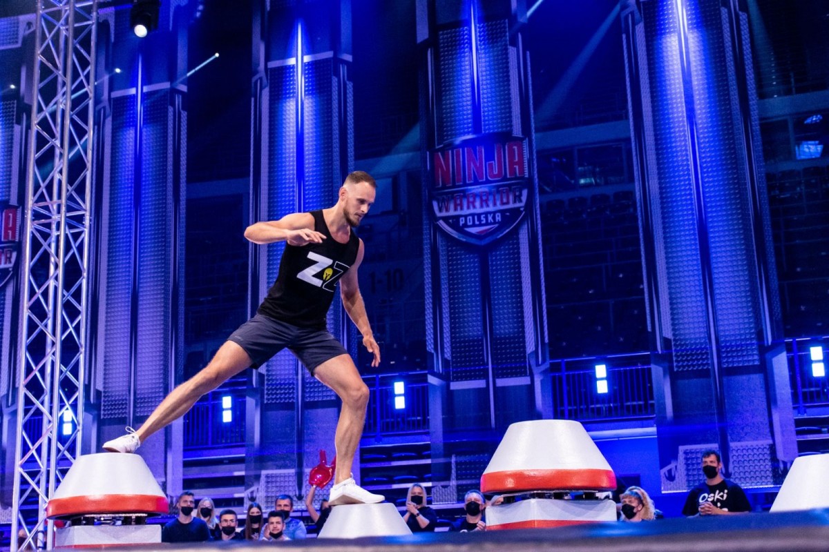 Jolanta Anasiewicz i Zbigniew Ziober w Ninja Warrior Polska