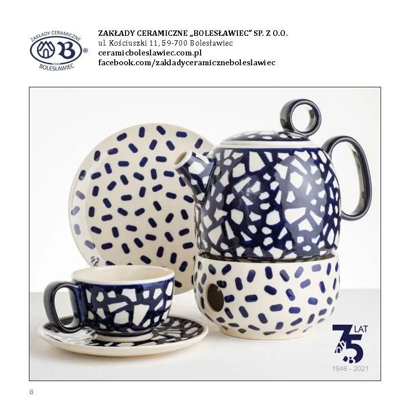 Katalog „Na dolnośląskim stole. Ceramika z Bolesławca, szkło z Piechowic i porcelana z Wałbrzycha”