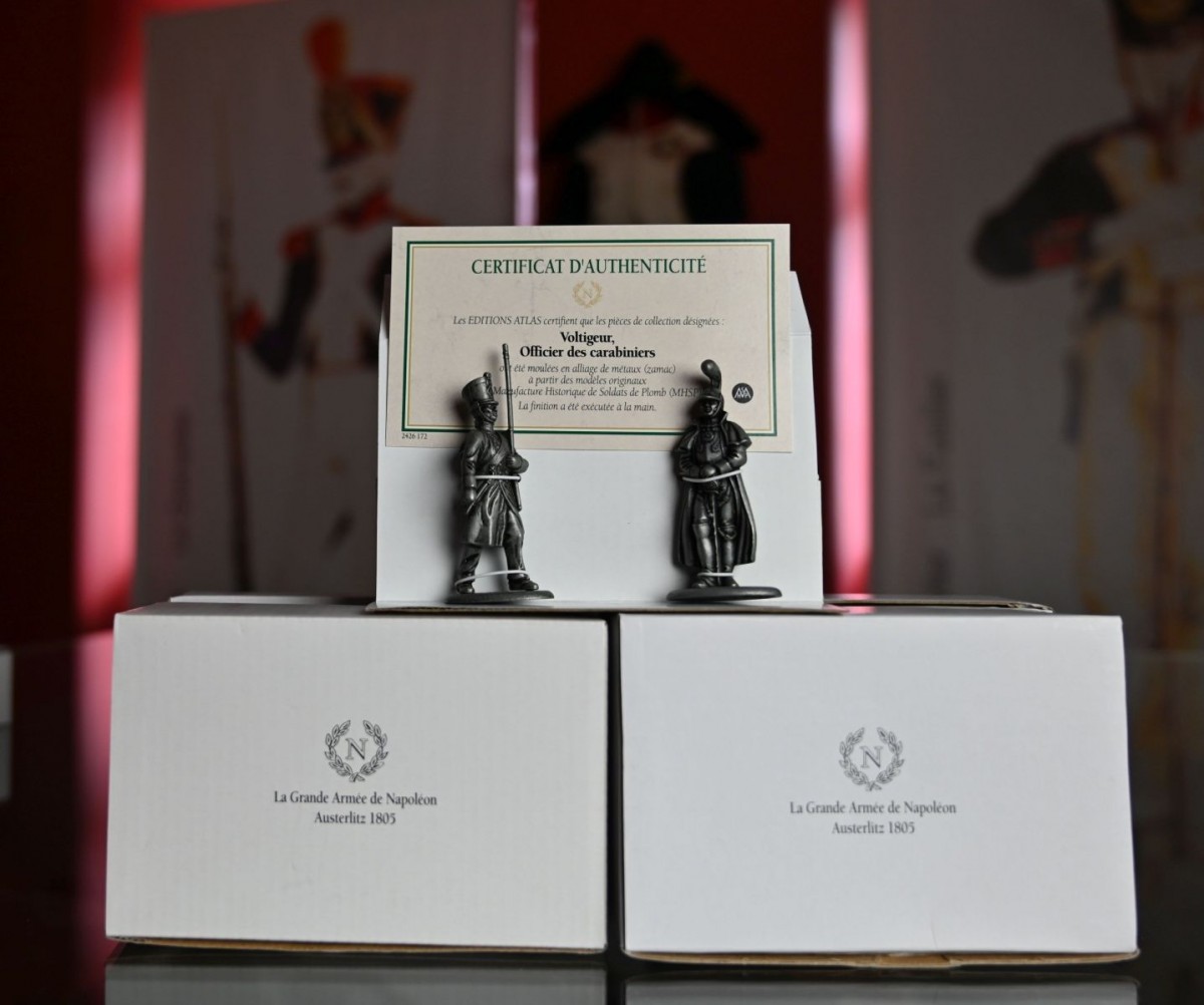 Certyfikowane figurki żołnierzy armii napoleońskiej