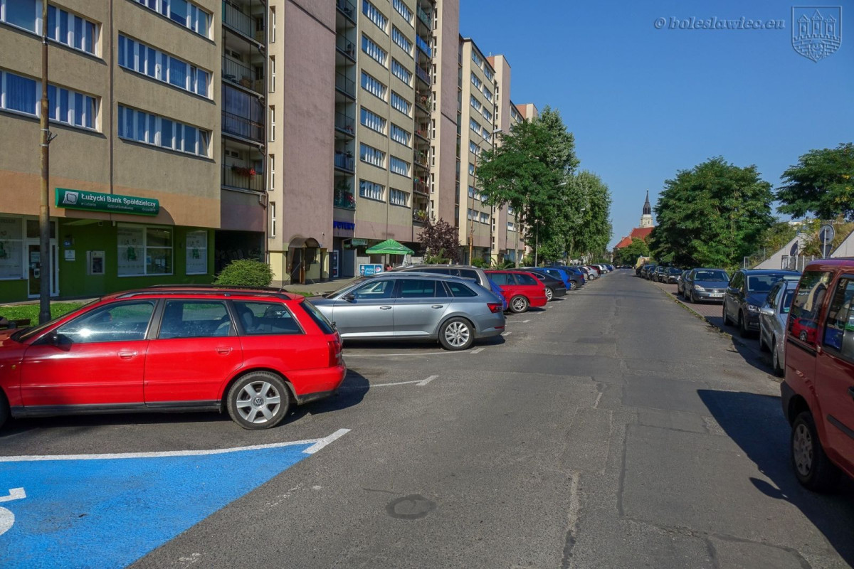 Ulica Łukasiewicza w Bolesławcu