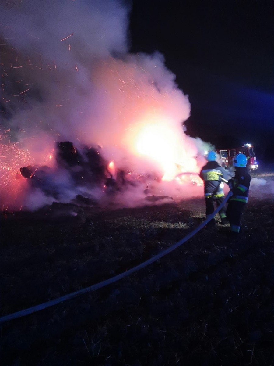 Akcja straży pożarnej w Gierałtowie