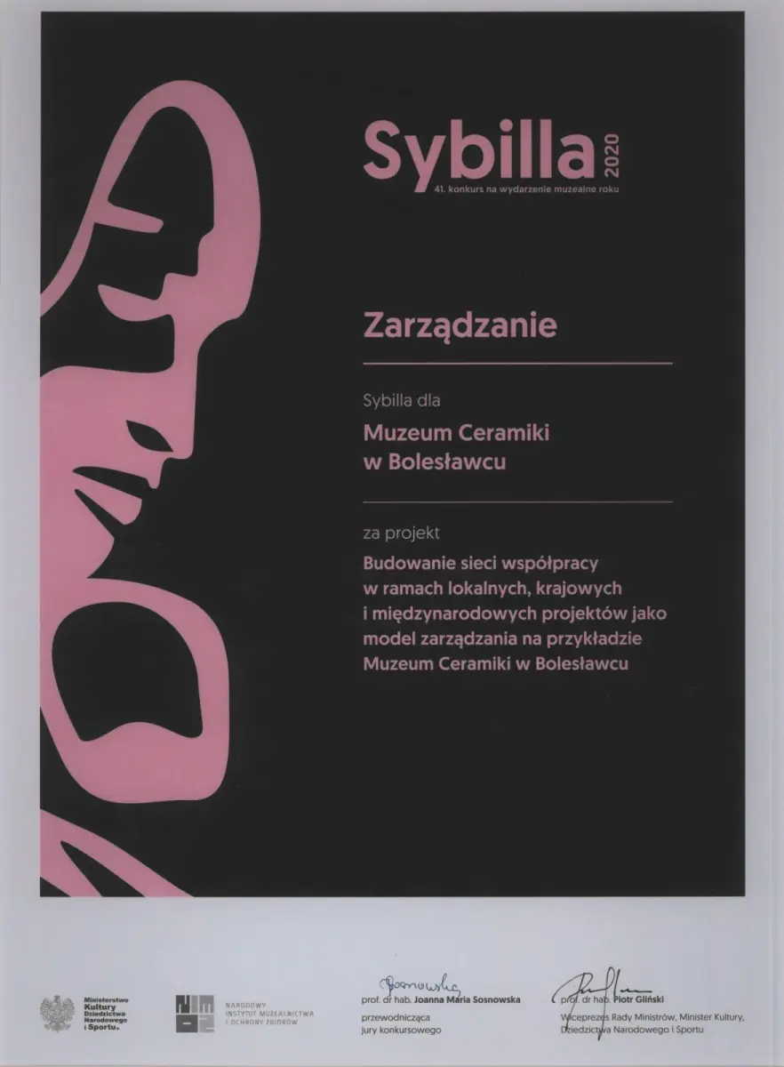 Sybilla 2020 dla Muzeum Ceramiki