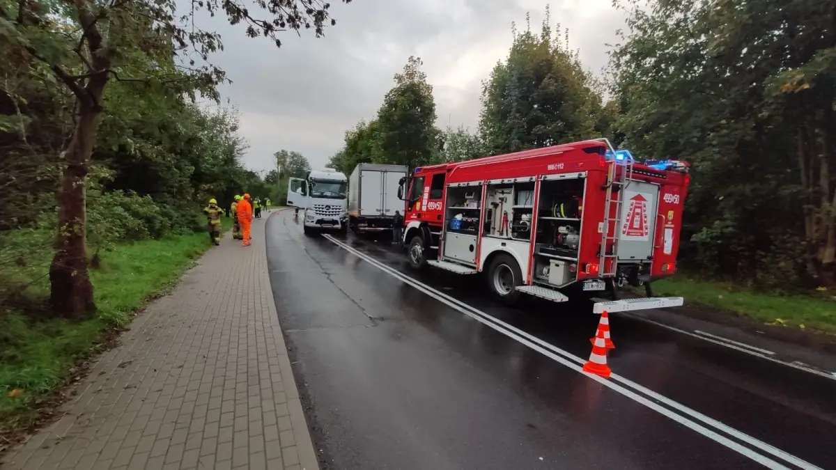 Kolizja w Chmieleniu