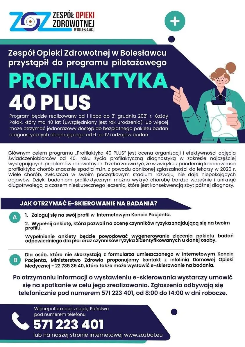 Program Profilaktyka 40 Plus