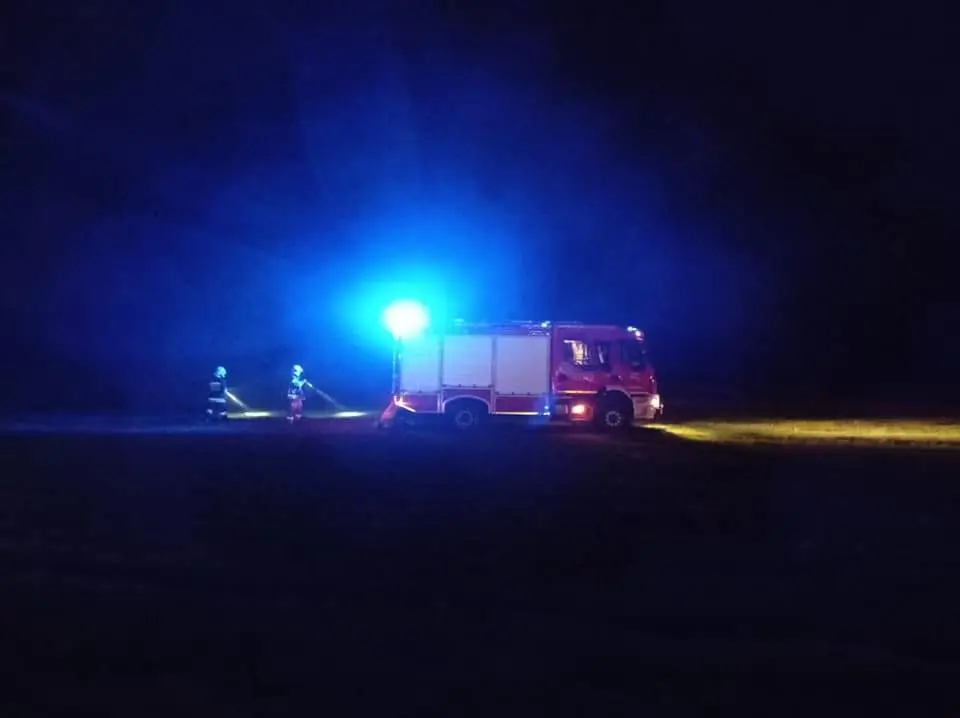 Akcja straży pożarnej w Wierzbowej