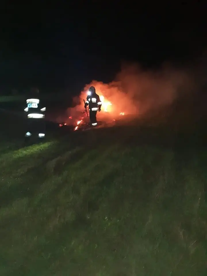 Akcja straży pożarnej w Wierzbowej