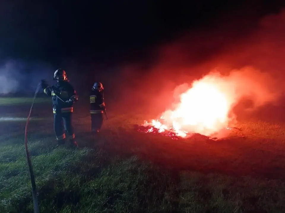 Akcja straży pożarnej w Wierzbowej