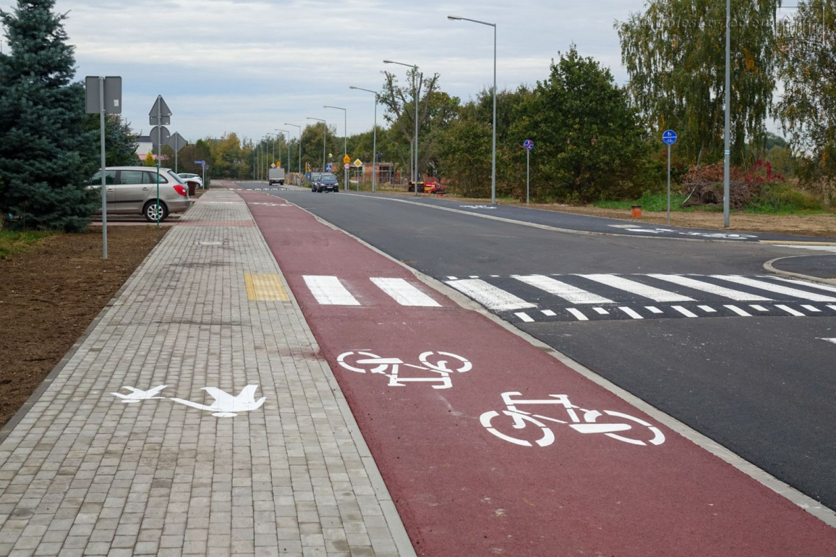 Nowa droga przy ulicy Ptasiej w Bolesławcu