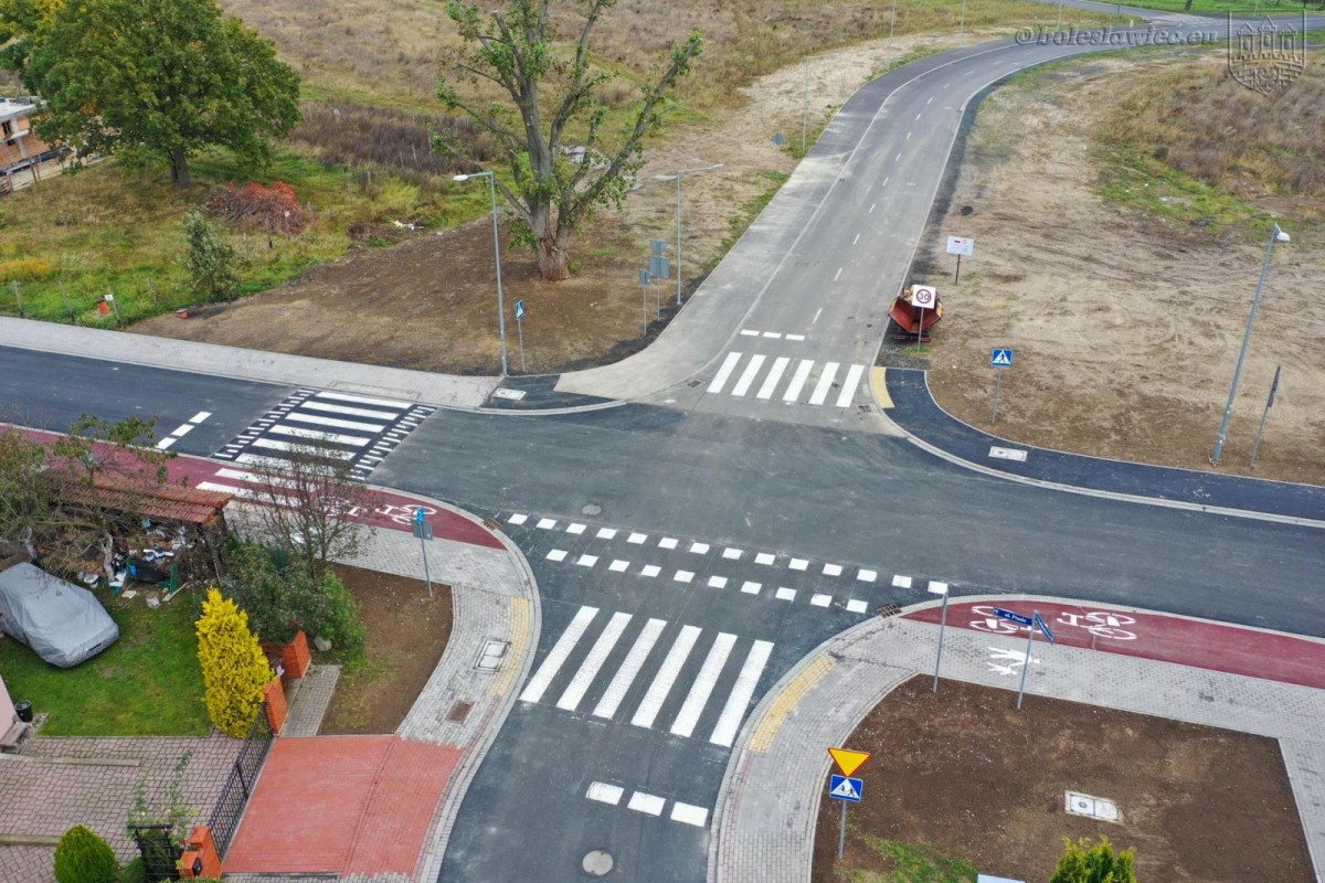 Nowa droga przy ulicy Ptasiej w Bolesławcu