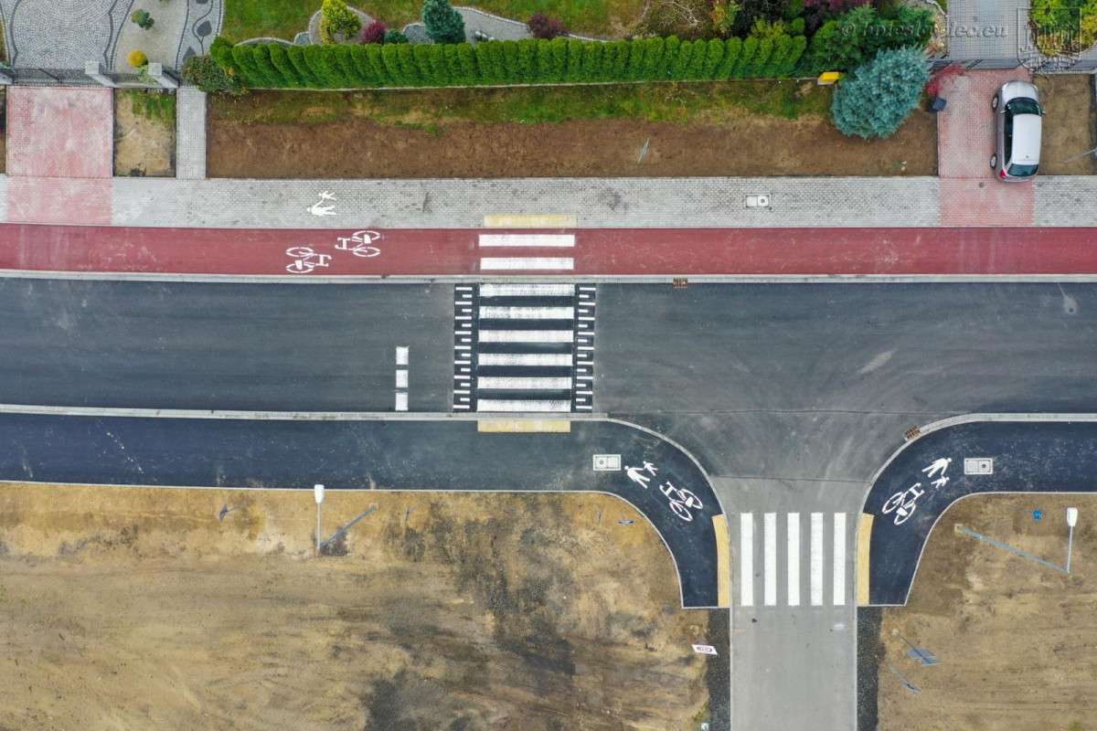 Nowa droga przy ulicy Ptasiej w Bolesławcu