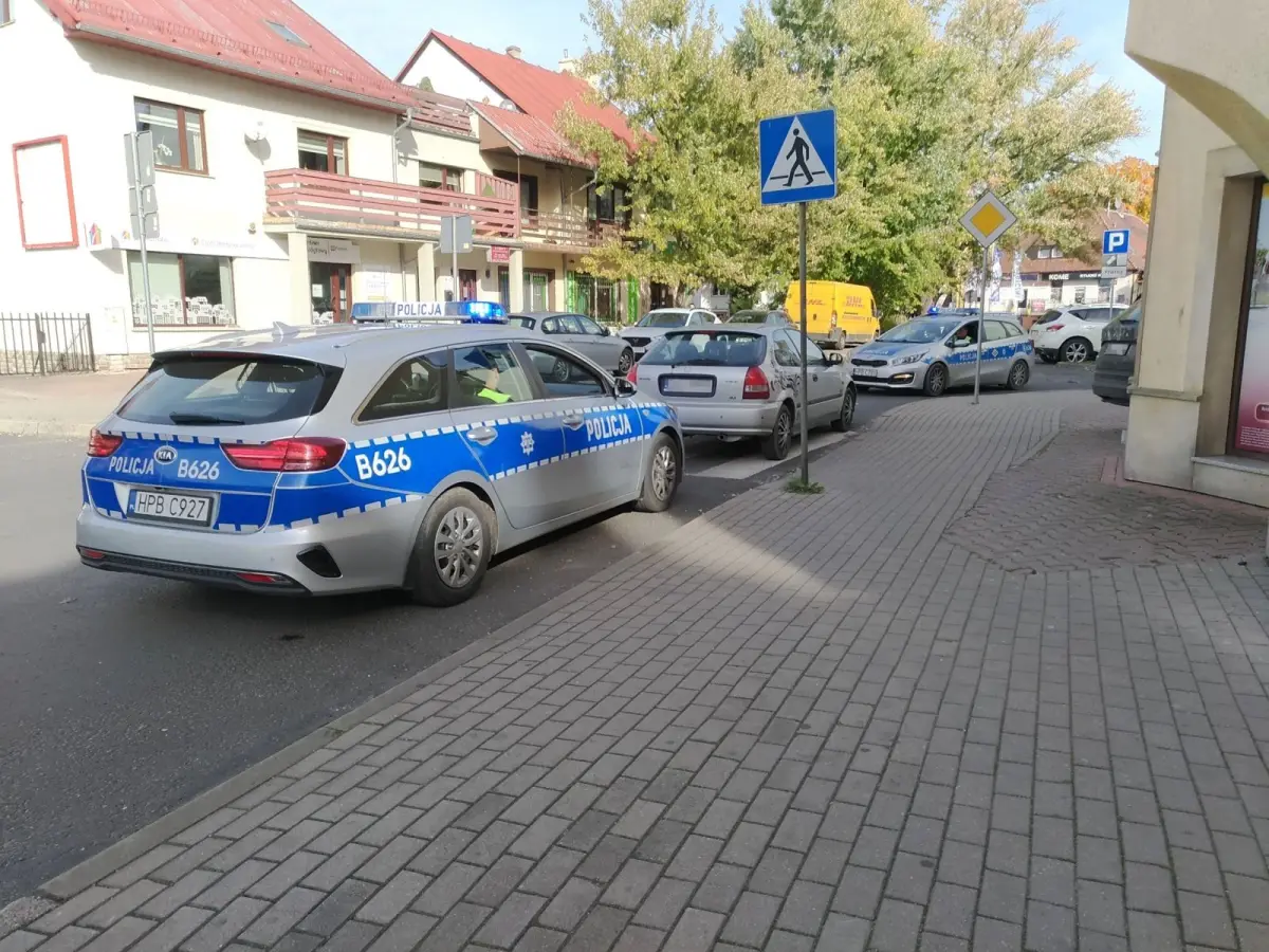 Pojazdy przy ulicy Grunwaldzkiej