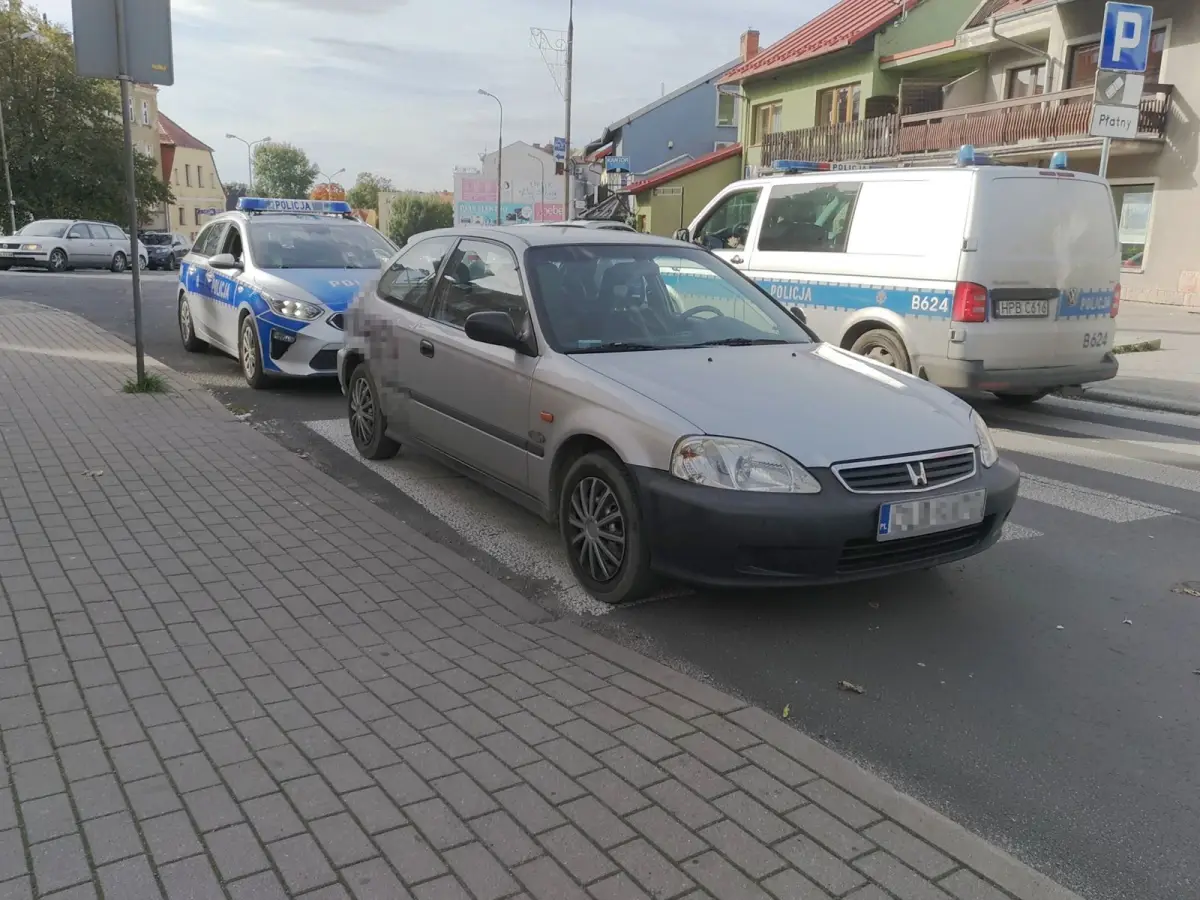 Pojazdy przy ulicy Grunwaldzkiej