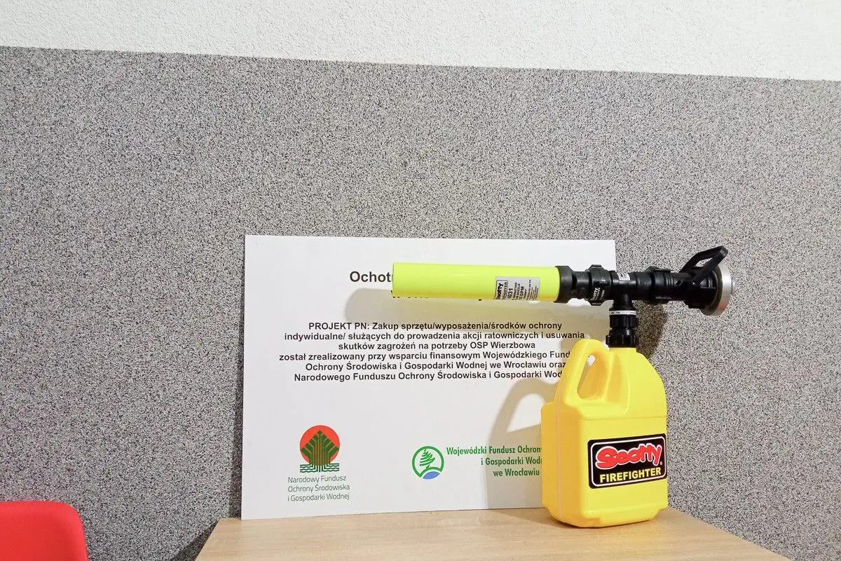 Sprzęt dla OSP Wierzbowa