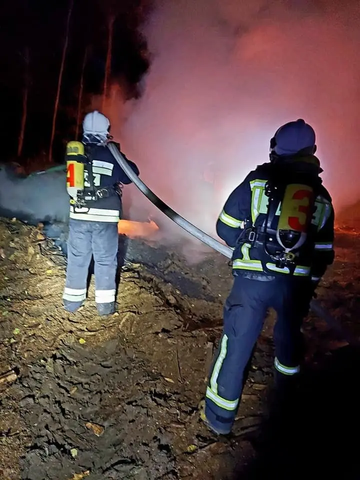 Działania straży pożarnej w Gościszowie