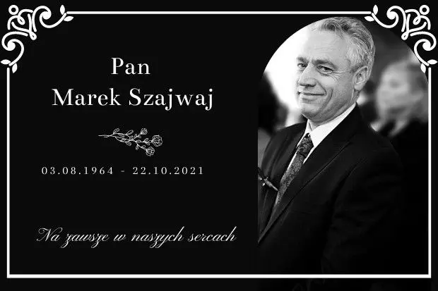 Marek Szajwaj nekrolog
