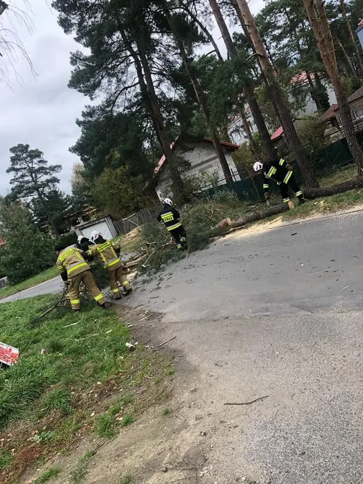 Akcja straży pożarnej w Szczytnicy