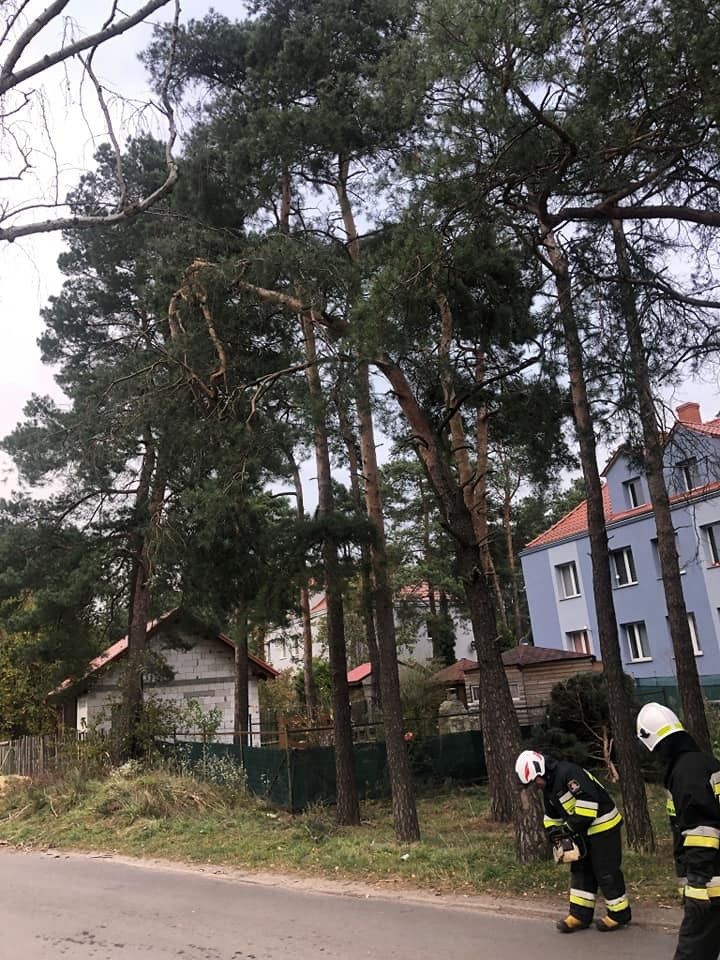 Akcja straży pożarnej w Szczytnicy