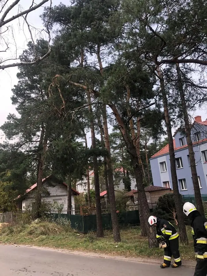 Akcja straży pożarnej w Szczytnicy
