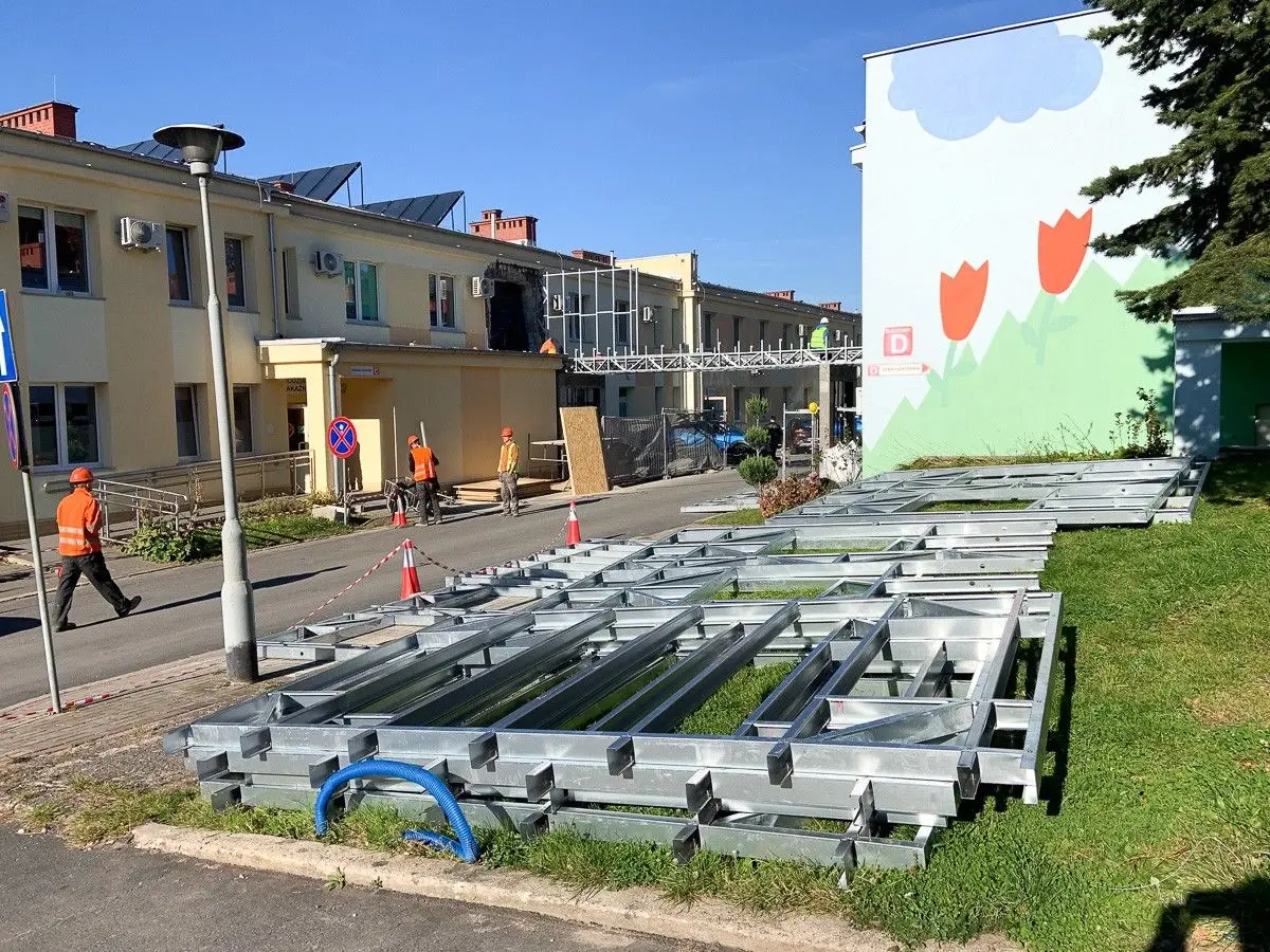 Powstaje łącznik w szpitalu powiatowym
