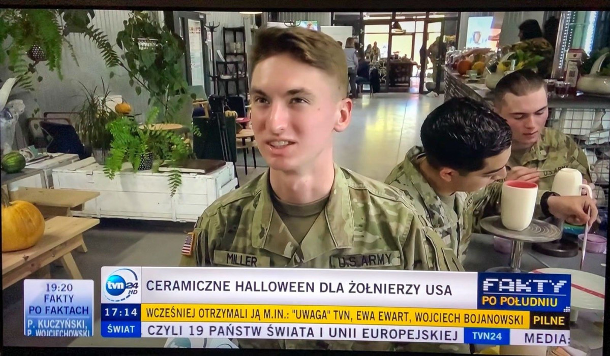 Warsztaty z żołnierzami amerykańskimi w Żywym Muzeum