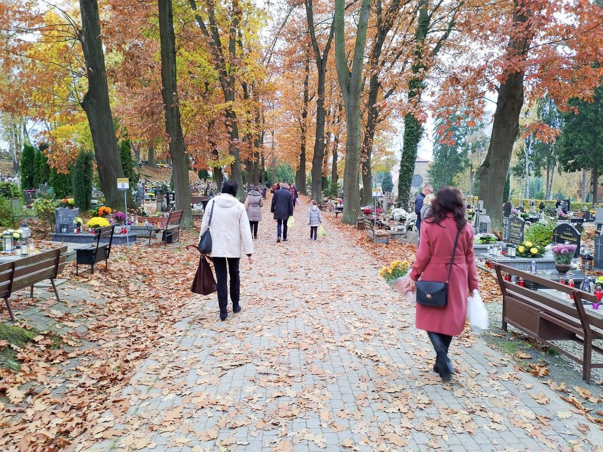 Wszystkich Świętych na bolesławieckim cmentarzu