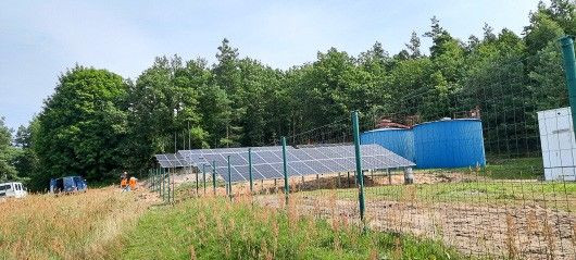 Sieć kanalizacji sanitarnej w Krzyżowej oddana do użytkowania