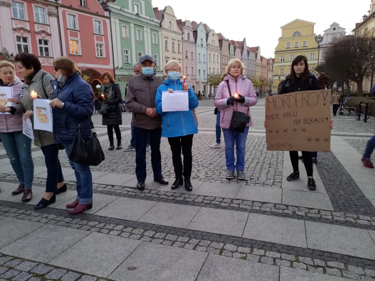 Protest w Rynku