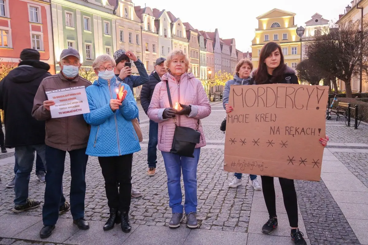 Protest w Bolesławcu "Ani Jednej Więcej"