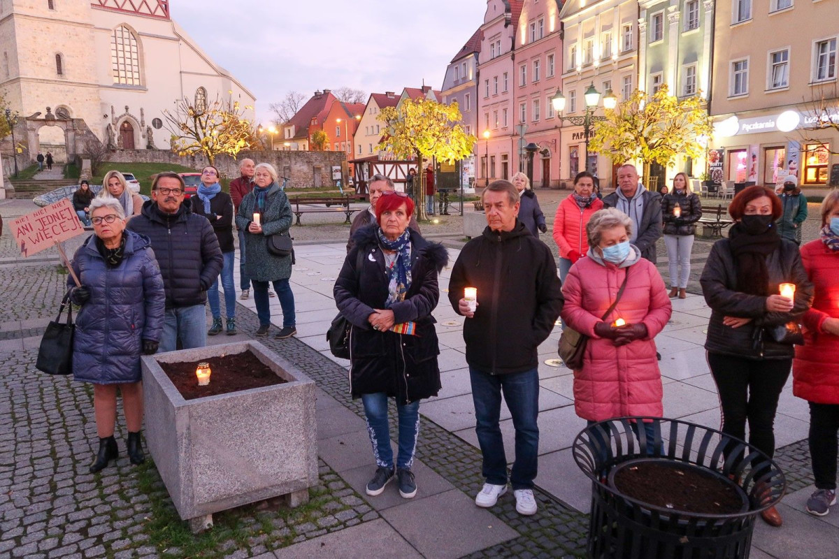 Protest w Bolesławcu 